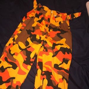 High waist vintage army pants